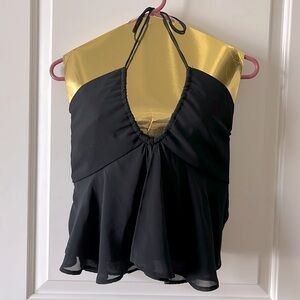 Dressy halter top ruffles